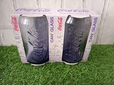 MCDONALDS 2009 COCA COLA Double PACK OF Purple GLASSES In Original Packaging  • £18.99