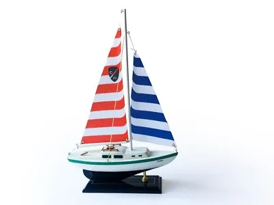 Columbia Wooden Nautical Sail Boat Ship Model 16 -3 • $22.99