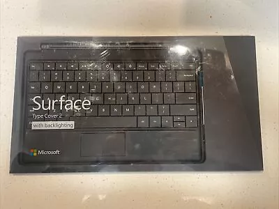 Microsoft Surface Keyboard W Backlight 1 2 & Pro 1 2 1561 RT Type Cover 2  Black • $37.99