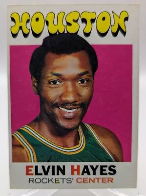 1971-72 Topps Basketball Elvin Hayes #120 VG-EX Houston Rockets HOF • $4.95