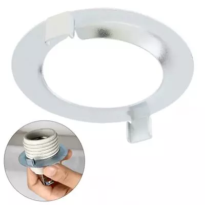 Light Socket Shade Ring Lamp Shade Collar Rings For Light Fixtures Pendant • £2.93