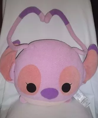 DISNEY STORE 16  Plush Lilo & Stitch ANGEL PILLOW Pink Stuffed Animal Lg Toy Big • $20.99