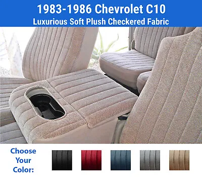 Plush Regal Seat Covers For 1983-1986 Chevrolet C10 • $190