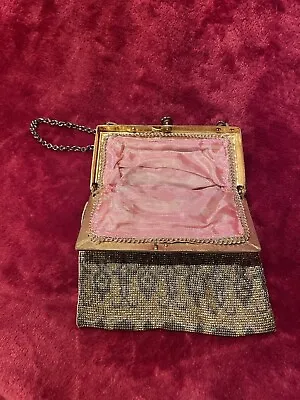 $16.50 • Buy Antique Beaded French Victorian Era Purse, Early 1900s