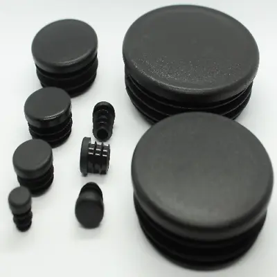 £1 • Buy Round Plastic End Caps Tube Inserts Blanking Plugs Bungs For Steel Tubing Pipe