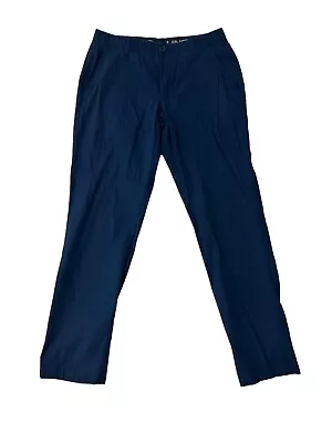Under Armour Men's Size 34x30 Golf Pants Navy Blue Straight Leg • $22.97