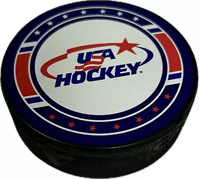 USA Hockey Miracle On Ice Hockey Puck White • $11.95