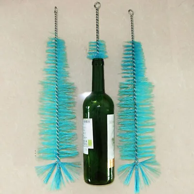 Bottle Brush Nylon Cleaning Wine Beer Home Brew Tube Spout Kitchen Cleaner • £5.68