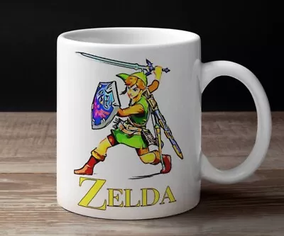 Link Zelda Art Work Novelty Premium Ceramic Mug Gift  Oz  • $19.95