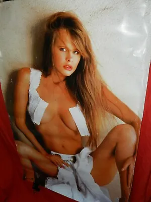 Vintage 1989 Sam Maxwell Poster Scantily Clad Woman • $19.68