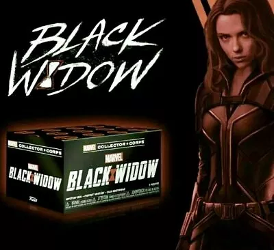 Funko Pop Marvel Collector Corps Black Widow Box - Med T-Shirt + Protectors • £70