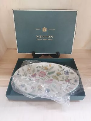 Minton Haddon Hall Medium Oval Plate Dish 22cm Long • £6.99