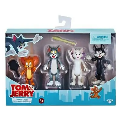 £14.99 • Buy Tom And Jerry Action Figure Selection 4 Pack With Accessories 3  Inch Toy New