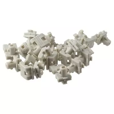 50Pcs Nylon Door Lock Rod Clips Grey Door Lock Clip Replacement.  For Car • $13.99