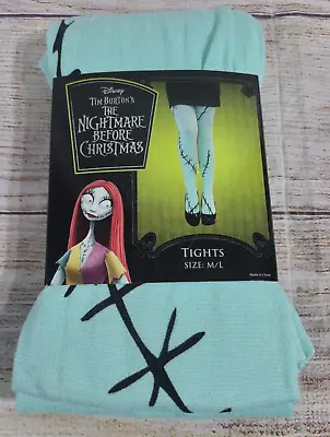 $19.99 • Buy Nightmare Before Christmas Sally Tights Pantyhose Women's M/L Halloween Cosplay