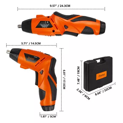Mini Cordless Electric Power Screwdriver Lithium Tool Kit Drill Bit Rechargeable • $21.99