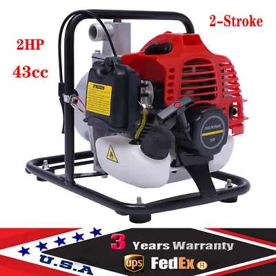 2HP 2-Cycle Gas Powered Water Pump Irrigation Water Transfer Pump 2-Stroke 43cc • $100