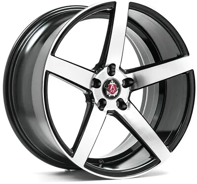 Alloy Wheels 17  Axe EX18 Black Polished Face For Dodge Stealth 91-96 • $982.34