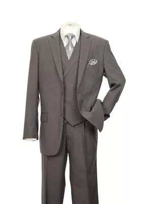 Men's 3 Piece Luxurious Suit With Vest&Pants Two Button Two Side Vents 5702V9 • $115