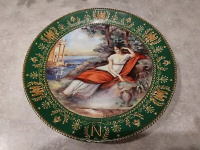 D'Arceau Limoges France 8 1/4  Josephine Napoleon Plate • $14.99