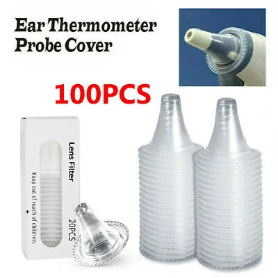 For Braun Thermoscan Ear Thermometer Replacement Lens Filters Probe Cover Cap • $13.99