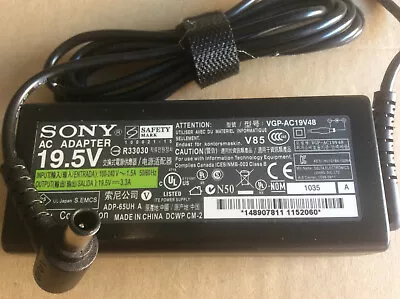 Original Sony VAIO PCG-7184L 7185L 7173L VPCEL22FX/B 19.5v Laptop Charger+Cord • $24.99