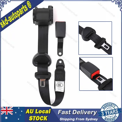 3-point Safety Sash Seat Belts FOR Mitsubishi Retractable Seatbelts Kit SK • $32