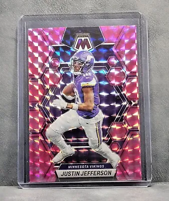 Justin Jefferson 2023 Mosaic Camo Pink Prizm #152 Minnesota Vikings SP • $1.99