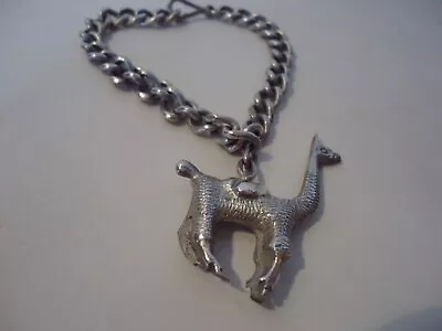 Silver Llama Bracelet From Ecuador 20.5 Grams Bracelet Is 6.5  Long • $22