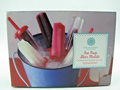 Martha Stewart Ice Pop Star Molds In Original Box 6 Pops • $18.99