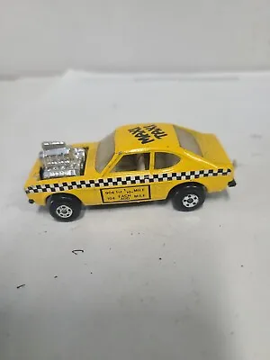 RARE Vintage Diecast Toy Car Matchbox Rolamatics Maxi Taxi 1973 Yellow • $12.50