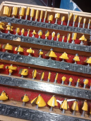 $13 • Buy Vintage Router Bit V-groove 1/4  1/4  1/4 