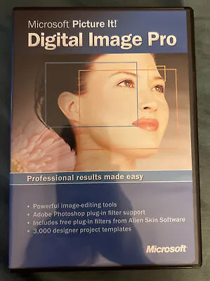 Microsoft Picture It! Digital Image Pro Version 7.0  • $45