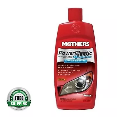 Mothers 08808 PowerPlastic 4Lights 8 Oz. Great For Headlights Taillights RED • $19.99