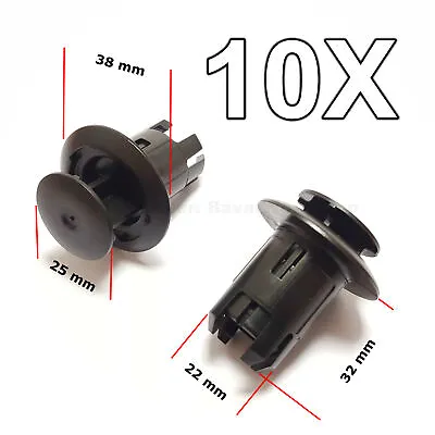 10X Rocker Moulding Retainers For Toyota • $14.99