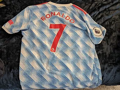 Adidas Cristiano Ronaldo Manchester United 21/22 Away Jersey - XL • $50