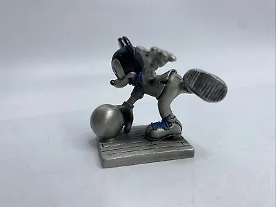 Vintage Disney Hudson Fine Pewter Bowling Mickey Mouse Figurine #5996 USA • $19.99