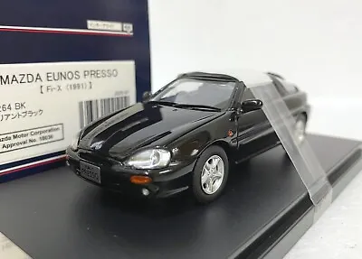 Po 1:43 HI STORY HS264BK MAZDA EUNOS PRESSO FI-X 1991 MX-3 Resin Scale Model Car • $93.99