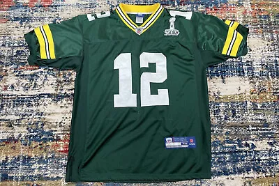 Green Bay Packers Aaron Rodgers #12 NFL Football Jersey Mens Sz 48 Reebok • $27.99