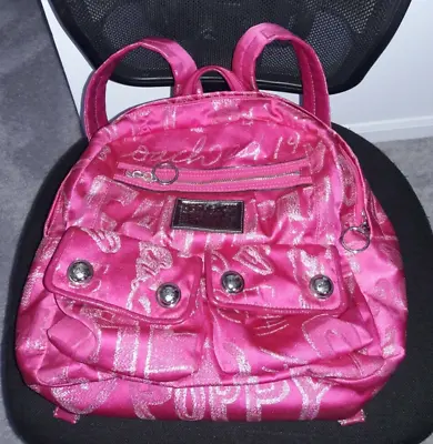 $139.50 • Buy Auth Coach Poppy Lurex/metallic Storypatch Backpack Bag Purse 15387_pink_rare