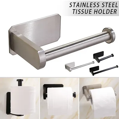 $15.99 • Buy Toilet Roll Holder Self Adhesive Toilet Paper Holder For Bathroom Stick On Wall