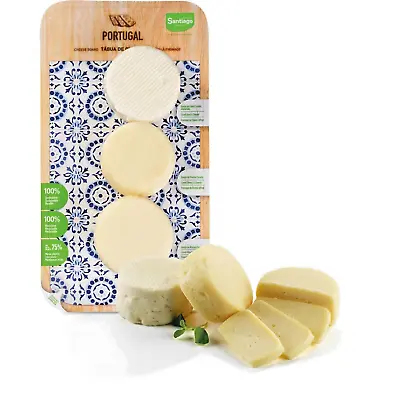 Cheese Board Cured Portugal 3 Cheese Mixed Goat Sheep Cow 270g - 9.53 Oz • £18.75