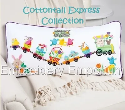 £9.95 • Buy Cottontail Express Collection - Machine Embroidery Designs On Cd Or Usb