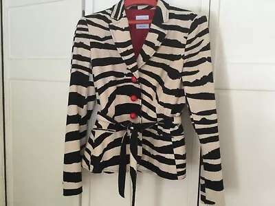 Moschino Animal Print Jacket Medium • $75