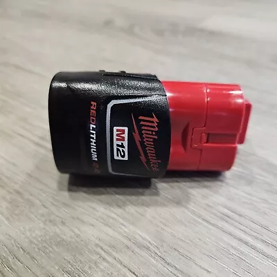 Genuine Milwaukee M12 Red Lithium CP2.0 2.0Ah Battery 48-11-2420 OEM 12 Volt • $19