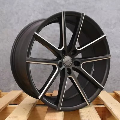 SPORZA V5 Satin Black Milled Accents 20  5x114.3 Staggered Wheels Set Of Rims • $1270.80