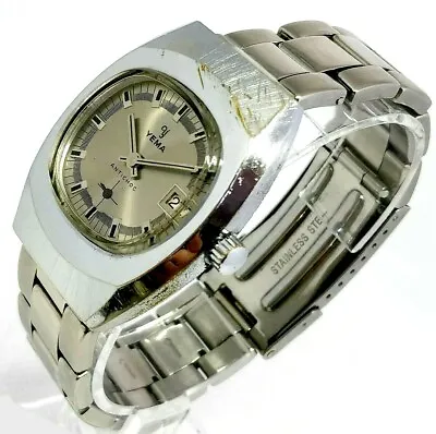 YEMA Antichoc Mechanical Fe 233 69 Cir 1970 Lebrocantheure Watch Vintage Watch • $209.22