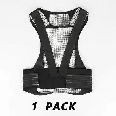 Posture Corrector Support Magnetic Back Shoulder Brace Belt For Men Women US • $19.79