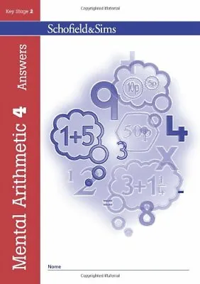 Mental Arithmetic Answer Book 4 (Book 5 Of 7): Key Stage 2 Years 3 - 6 By T R • £3.14