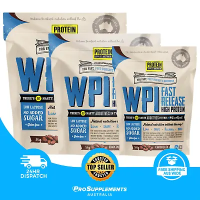 PROTEIN SUPPLIES AUSTRALIA Whey Protein Isolate WPI  6 Flavours • $78.90